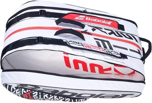 مضرب BABOLAT RH X 12 Pure Strike للبالغين من الجنسين بلانك روج MYS (أبيض) مقاس واحد in Saudi Arabia
