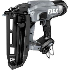 FLEX 24V Brushless Cordless 16 Gauge 1-1/4-inch to 2-1/2-inch Angled Finish Nailer Kit with 2.5Ah Lithium Battery and 160W Fast Charger - FX4321A-1A