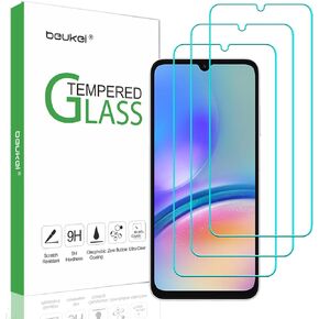 (3 Pack) Designed for Samsung Galaxy A05s / Galaxy A05 Screen Protector Tempered Glass, Touch Sensitive,Case Friendly, 9H Hardness