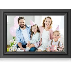 SAMMIX 15.6 Inch and 10.1 Inch WiFi Digital Picture Frame, IPS Touch Screen Photo Frame, Auto-Rotate, Slideshow, Wall-Mounted, Easy Setup to Load Photo and Video from Phone App