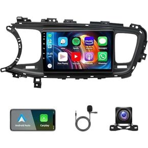Car Radio Upgrade for KIA Optima K5 2011-2015 - Wireless Carplay and Android Auto 9 Inch Android 13 Touchscreen Stereo Radio with GPS Navigation HiFi WiFi AHD Backup Camera EQ Setting FM Radio 2+32GB