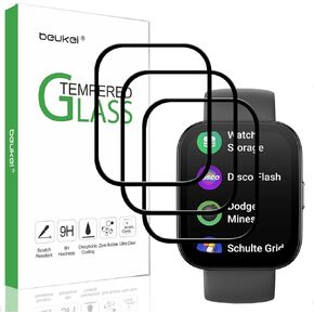 (3 Pack) Designed for Amazfit Bip 5 Screen Protector, Anti Scratch, Bubble Free