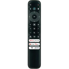استبدل RC813 صوت عن بُعد لـ TCL Google TV 43S350G 43S551G 50S551G 55S551G 65S551G 75QM751G 85QM751G 98QM751G 65QM851G 75QM851G 55Q651G 65Q651G 75Q651G (FMB2)