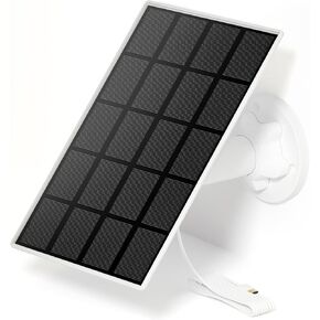 Solar Panels 3W for Security Camera Outdoor Type C USB C IP65 Waterproof