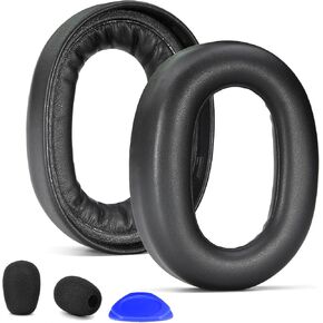 Ear Pads Replacement Compatible with Compatible with Jabra Evolve2 85 UC / Evolve2 85 MS Wireless Headphone (Do Not fit Elite 85H), Softer Protein Leather Comfort Noise Isolation Foam