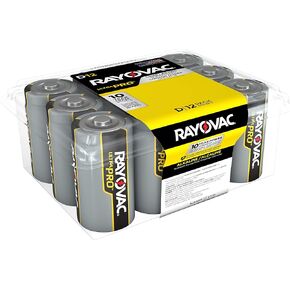 Rayovac D Batteries, Ultra Pro Alkaline D Cell Batteries (6 Battery Count)