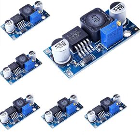 6pcs XL6009 DC-DC Converter Module 4A إخراج تيار مرتفع ، إدخال 3V-32V إلى 5V-35V ، تصحيح غير متزامن ، تردد تبديل 400 كيلو هرتز