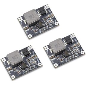Teyleten Robot DC-DC Boost Module Li-Ion 3.2V3.7V to 12V Power Converter High Power Circuit Board 3pcs