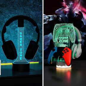 Yuandian Light Up سماعة الرأس حامل وحدات تحكم سماعة الرأس