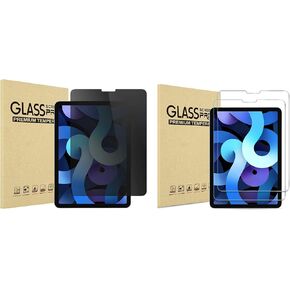 ProCase 2 Pack New iPad Air 4 Screen Protector 10.9 2020/ iPad Pro 11 2021 2020 2018 Bundle with iPad Air 4 10.9 Inch 2020 / iPad Pro 11 2020 Privacy Screen Protector