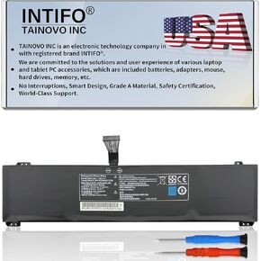 62.32Wh GKIDY-03-17-4S1P-0 Laptop Battery Compatible with MACHENIKE MACHCREATOR-MC MACHCREATOR-MA MR27 Terrans Force QC7 LAPQC71A LAPQC71B MECHREVO UMI PRO II III PRO 2/3 GKIDY-00-13-4S1P-0