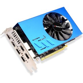 RX 580 8GB Graphics Card 6 Monitors Video Card HDMI 2.0 Outputs for Stock Trading, Monitoring, Video Wall Presentation, Projection and Fusion