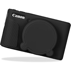 Silicone Case for Canon PowerShot SX740/ SX730 Digital Camera, SX740 HS Soft Protective Silicone Sleeve Holder, Travel Lightweight Rubber Cover with Removable Lens Cover, Pink