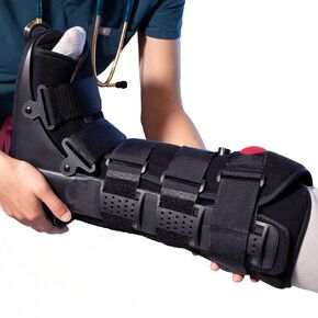 Rapid Recovery Walking Boot-دعم القدم والكاحل الطبية مع مضخة هواء قابلة للتعديل واستعادة ما بعد OP وإصابة ، متوسطة