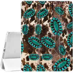 JOYLAND Girly Bow Pad Case White for iPad Pro 11 inch, with Pencil Holder - Auto Wake/Sleep, Anti-Scratch Shockproof Premium Folio Stand Case