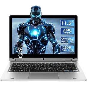 11.6 "جهاز كمبيوتر محمول اللمس 360 درجة محمولة قابلة للطي PC 6GB ذاكرة الوصول العشوائي 128GB