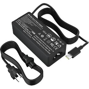 USB Type C 45W Chromebook Charger for HP Chromebook 14 14A G5 11 11A G6 X360 14-ca051wm 14-ca052wm 14-ca091wm 14-db0050nr 14-db0023dx 14-db0031nr 14a-na0010nr 11a-nb0013dx Laptop Adapter Power Cord