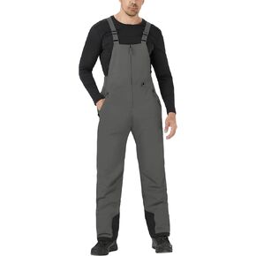 WULFUL Mens Insulated Snow Bibs Waterproof Winter Ski Pants Snowboarding Overalls in Kuwait