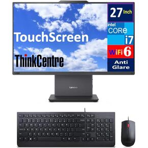 Lenovo ThinkCentre Neo 50a Gen 5 Business All-in-One 27" Touchscreen FHD Display (Intel i7-13620H, 16GB DDR5, 4TB PCIe SSD, Intel UHD, WiFi 6, Webcam, Bluetooth 5.3, Win 11 Home)