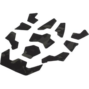 Camo Hook Patches for Fast SF Airsoft Helmet Loop Kit, 11 Pcs 1:1 Durable Nylon Low-Profile Tactical Helmet Cover Cable Stickers for Cable Management or Camouflage