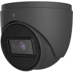 Titanium IP-5IRD5S44-G28 5MP IR Waterproof Turret Network Camera, Max 2880x1620 Built-in Microphone, True WDR, H.265+, MicroSD Slot, VCA NDAA Compliant Security IP Poe Eyeball Camera Gray