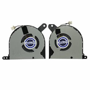 Replacement New Laptop CPU and GPU Cooling Fan for Dell Alienware13 ALW13E P56G M13X Series 0XXR13 DFS501105PR0T FFTN DFS170005030T FFTM DC5V 0.5A Fan
