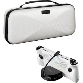 Syntech Hard Carrying Case and Mini Dock Station Compatible with ASUS ROG Ally Console and Accessories.