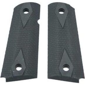 Kimber Black rubber, double diamond compact (for Compact & Ultra 1911