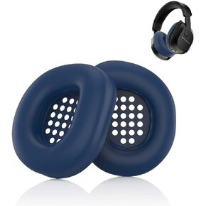 Silicone Case for Turtle Beach Stealth 600 Gen 3, Ear Pads Cover for Turtle Beach Stealth 600XB Gen 3 Wireless Headset, Sweatproof & Dustproof & Easily Washable (Without Acoustic Foam), Blue