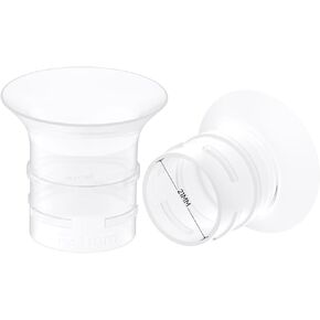 eufy Original 21mm Sizing Inserts (2-Pack) for Wearable Breast Pump S1/S1 Pro/E10, Silicone Sizing Inserts, Easy to Install and Use, Comfortable and Precise Fit for Better Suction