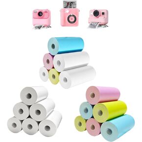 JOYTRIP Kids Instant Print Camera Paper 18 Rolls, HD Thermal Print Paper Set for Most Kids Instant Cameras
