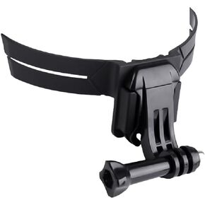 Motorcycle Helmet Chin Strap Mount for GoPro with Quick-Insert Jaw Stand Action Camera Accessory for DJI Insta36 Action and Most Action Cameras