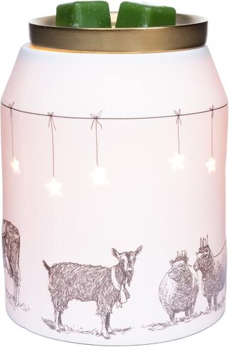 Scentsationals Holiday Collection - Scented Wax Warmer - Jolly Season Wax Cube Melter & Burner - Electric Winter Fragrance Home Air Freshener Gift (Reindeer Games) in Saudi Arabia