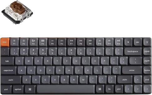 Keychron K3 Max QMK/VIA Custom Ultra-Slim Wireless Mechanical Keyboard, 2.4 GHz/Bluetooth/Wired 3-Mode 75% Layout Programmable RGB Backlit Red Switch, Aluminum Frame Gaming Keyboard for Mac Windows in Saudi Arabia