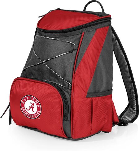 PICNIC TIME NCAA PTX Backpack Cooler, Black with Gray Accents, One Size in Saudi Arabia
