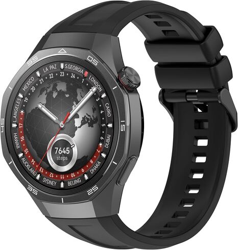 FitTurn Compatible with Huawei Watch GT5 Pro 46MM Band, Soft Silicone Adjustable Sport Strap Replacement Wristband Strap Accessories for Huawei Watch GT5 46MM in Saudi Arabia