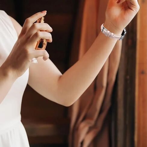 شريط ساعة جلد حمراء نحيف متوافق مع Apple Watch 38 مم/40 مم/41 مم/42 مم/44 مم/45 مم/49 مم ، لسلسلة iWatch 10/9/8/7/6/5/4/3/2/1 SE/Ultra ، in Kuwait