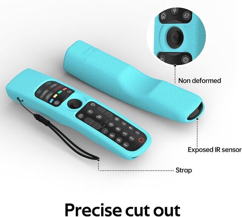 Silicone LG MR22GN Remote Case Compatible with LG MR21GA/MR23GN MR22GA OLED Smart TV Magic Remote,Shockproof Protective Cover for LG Magic Remote 2022/2023,Anti-Lost with Loop in Saudi Arabia