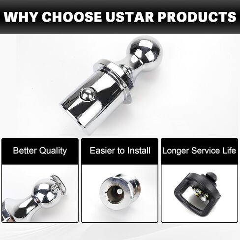 60618 Puck System Gooseneck Hitch Ball Kit متوافق مع 2013-2024 Dodge Ram 2500 3500 2-5/16 بوصة كرة Gooseneck لسرير الشاحنة مع مراسي سلسلة أمان Gooseneck | 30000 رطل GTW / 7500 رطل VTW in Saudi Arabia