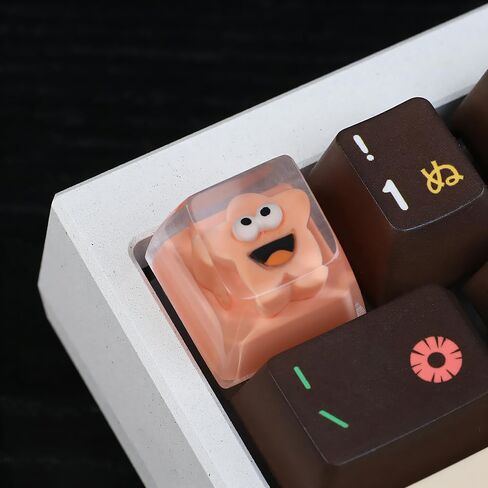 Star Keycaps,Resin 3D Artisan Cutsom Keycap, Handmade Cartoon Personalized Replacement Keycaps for Mechanical Gaming Keyboards in Kuwait