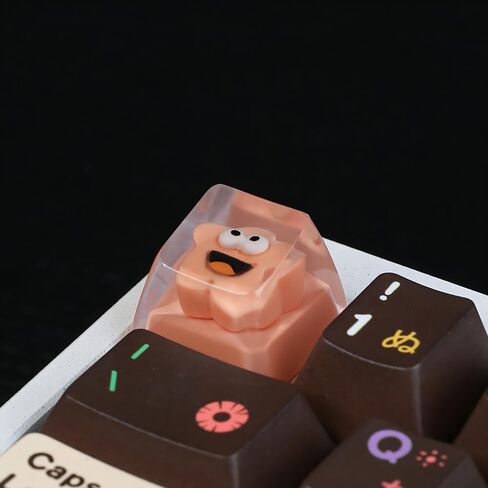 Star Keycaps,Resin 3D Artisan Cutsom Keycap, Handmade Cartoon Personalized Replacement Keycaps for Mechanical Gaming Keyboards in Kuwait