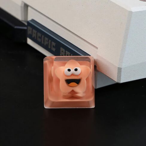 Star Keycaps,Resin 3D Artisan Cutsom Keycap, Handmade Cartoon Personalized Replacement Keycaps for Mechanical Gaming Keyboards in Kuwait