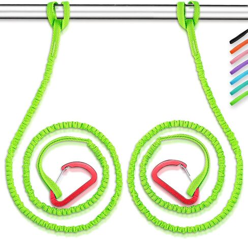 OCEANBROAD Kayak Paddle Leash Stretchable Strap Lanyard Rope for SUP Kayaking Boating Canoeing Fishing Pole Rod 5-7 Feet in Kuwait
