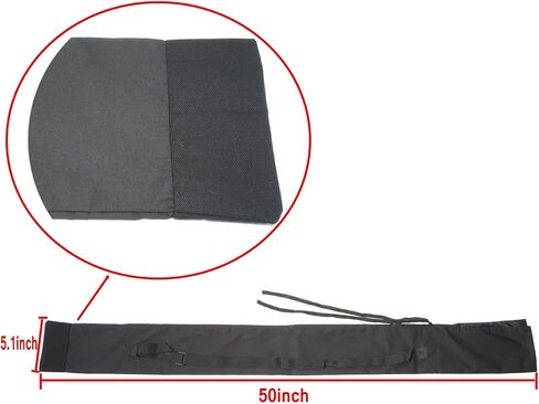 Eforlife Sword Storage Bag Sword Carry Bag with Strap Samurai Sword Katana Bokken Large Size Sword Bag Carrying Case in Kuwait