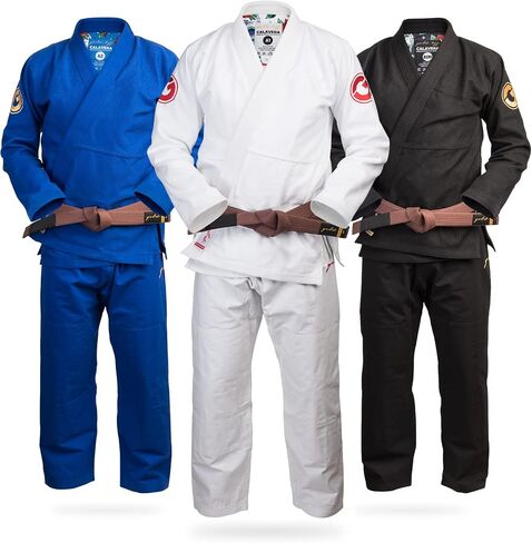 Gold BJJ Calavera Jiu Jitsu Gi - كيمونو فاخر منسوج ذهبي قوي للغاية - زي معتمد من مسابقة IBJJF in Kuwait