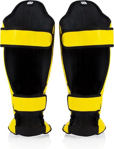 Fairtex SP5 Muay Thai Shin Guards for Men, Women, Kids | Shinguards are Premium, Lightweight & Durable | Extended Protection to Avoid shin splints During Training or Sparring in Kuwait