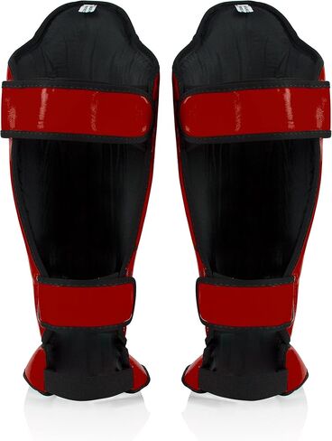 Fairtex SP5 Muay Thai Shin Guards for Men, Women, Kids | Shinguards are Premium, Lightweight & Durable | Extended Protection to Avoid shin splints During Training or Sparring in Kuwait
