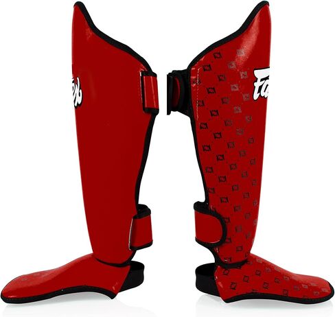 Fairtex SP5 Muay Thai Shin Guards for Men, Women, Kids | Shinguards are Premium, Lightweight & Durable | Extended Protection to Avoid shin splints During Training or Sparring in Kuwait