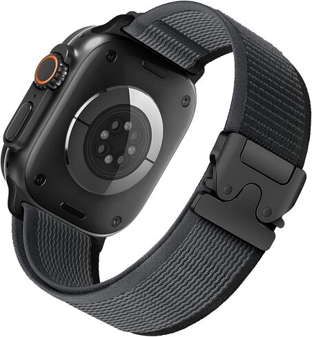 Trail Loop Band for Apple Watch Ultra/2 Bands 49mm 46mm 45mm 44mm 42mm 41mm 40mm 38mm Men Women,Braided Elastic Weave Nylon Sport Strap Soft Fabric Wristband for iWatch Series 10 9 8 7 6 5 4 3 SE 2nd in Saudi Arabia