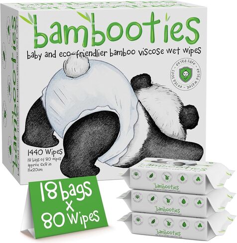 Bamboo Baby Wipes Unscented, Plant based Diaper Wipes for Sensitive Skin, Water based Wipes Baby Sensitive Skin 480 count bulk box of 80ct soft packs x 6 in Saudi Arabia
